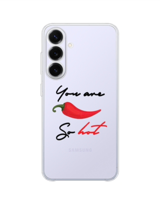 Etui do Samsung Galaxy S25 FE przeźroczyste, silikonowe Flexi, papryczka chilli