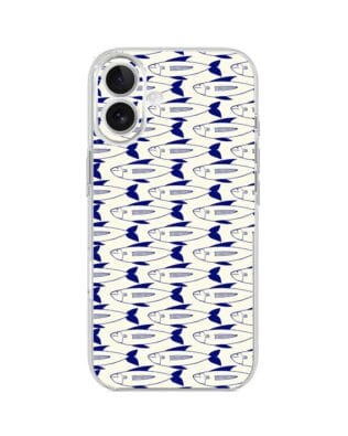 Etui do iPhone 17 przeźroczyste, silikonowe Flexi, Summer Patterns, pływające rybki