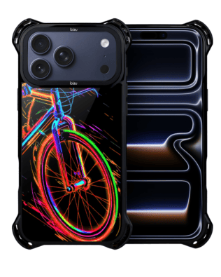 Etui do iPhone 17 Pro IBIZU DropGuard Ultra z MagSafe, #ElectroMove, Rowerowa wibracja