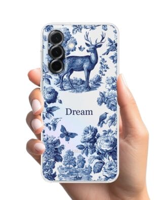 Etui do Samsung Galaxy A36 5G przeźroczyste, silikonowe Flexi, Mystic, Dream Deer