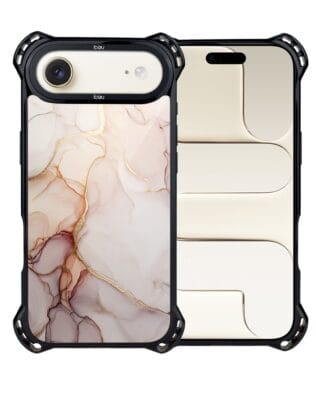 Etui do iPhone Air IBIZU DropGuard Ultra z MagSafe, Ethereal Essence, Różany alabaster