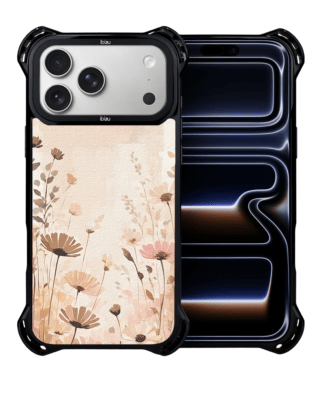 Etui do iPhone 17 Pro Max IBIZU DropGuard Ultra z MagSafe, Boho, Kwiaty vintage