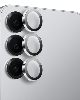 Szklana osłona obiektywów, hybrydowa osłona do Samsung Galaxy S25 Plus, przeźroczysta