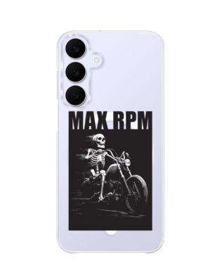 Etui do Samsung Galaxy S25 FE z MagSafe przeźroczyste, silikonowe Flexi, Bikers, Ghost Rider