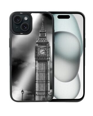 Etui do iPhone 15 Plus IBIZU DropGuard Matt z MagSafe, Noir City, Big Ben