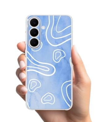 Etui do Samsung Galaxy S25 FE przeźroczyste, silikonowe Flexi, Summer Patterns, morski wzór