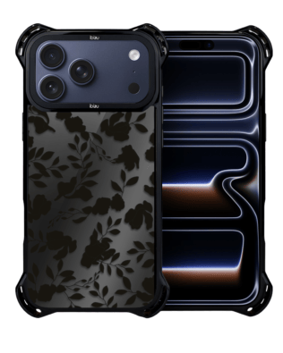 Etui do iPhone 17 Pro Max IBIZU DropGuard Ultra z MagSafe, Midnight, Cienie liści