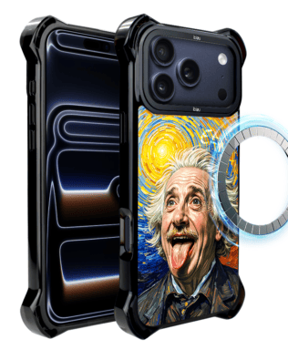 Etui do iPhone 17 Pro IBIZU DropGuard Ultra z MagSafe, Einstein