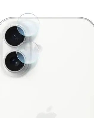 Osłona hybrydowa na aparat, kamerę do iPhone 17, przeźroczysta