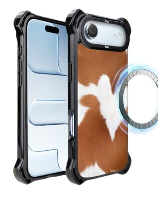 Etui do iPhone Air IBIZU DropGuard Ultra z MagSafe, Zew Natury, Alpejska krowa