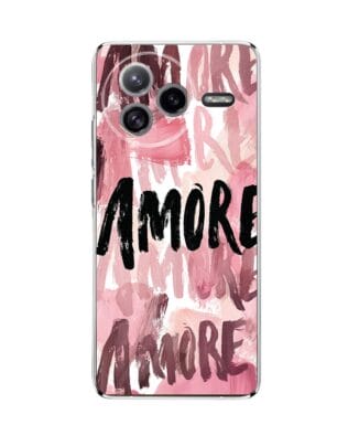 Etui do Xiaomi POCO F7 Ultra przeźroczyste, silikonowe Flexi, Positive Vibes, Amore Amore