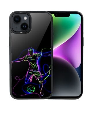 Etui do iPhone 14 IBIZU DropGuard Matt z MagSafe, #ElectroMove, Moc footballu