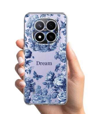 Etui do Xiaomi Redmi Note 14 Pro 4G przeźroczyste, silikonowe Flexi, Mystic, Dream Deer