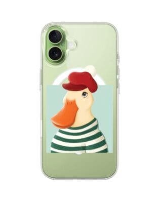 Etui do iPhone 17 z MagSafe przeźroczyste, silikonowe Flexi, kaczuszka