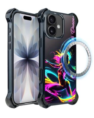 Etui do iPhone 17 IBIZU DropGuard Ultra z MagSafe, #ElectroMove, Taneczny rytm