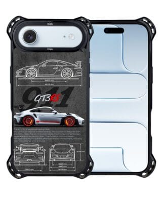 Etui do iPhone Air IBIZU DropGuard Ultra z MagSafe, TechDrive, 911 GT3 RS