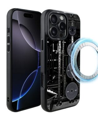 Etui do iPhone 16 Pro IBIZU DropGuard Matt z MagSafe, #Move, Stacja żelazo