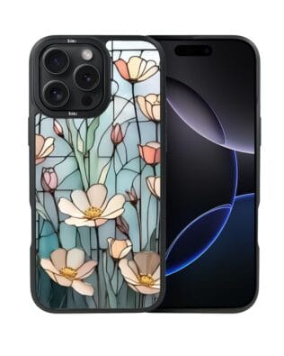 Etui do iPhone 16 Pro IBIZU DropGuard Matt z MagSafe, Barwy Szkła, Szept kwiatów polnych