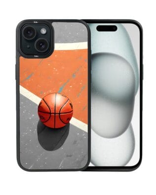 Etui do iPhone 15 IBIZU DropGuard Matt z MagSafe, #Move, Koszykówka