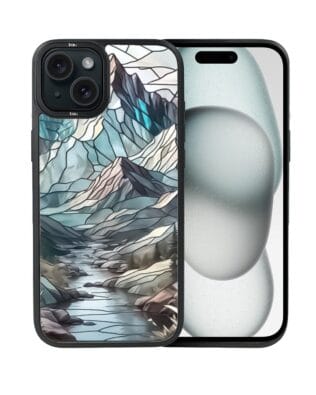 Etui do iPhone 15 Plus IBIZU DropGuard Matt z MagSafe, Barwy Szkła, Górski Potok