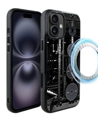 Etui do iPhone 16 IBIZU DropGuard Matt z MagSafe, #Move, Stacja żelazo