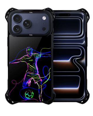 Etui do iPhone 17 Pro Max IBIZU DropGuard Ultra z MagSafe, #ElectroMove, Moc footballu