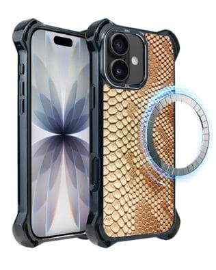 Etui do iPhone 17 IBIZU DropGuard Ultra z MagSafe, Zew Natury, Wąż