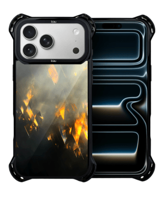 Etui do iPhone 17 Pro Max IBIZU DropGuard Ultra z MagSafe, Twilight Dreams, Golden Sparks