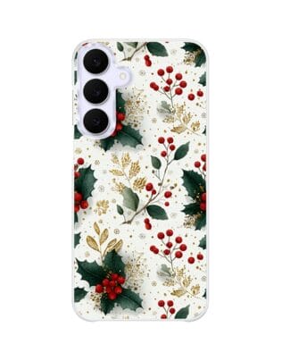 Etui do Samsung Galaxy S25 FE z MagSafe przeźroczyste, silikonowe Flexi, Przytulne święta, Ozdoby świąteczne