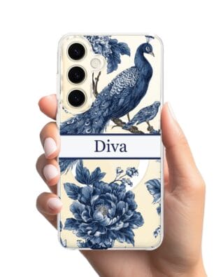 Etui do Samsung Galaxy S24 Plus z MagSafe przeźroczyste, silikonowe Flexi, Mystic, Dream Deer