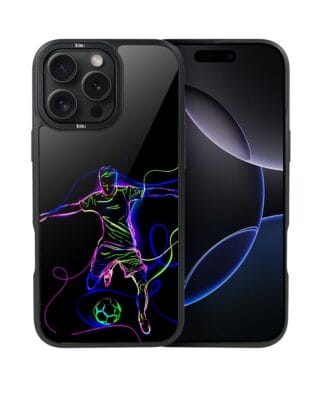 Etui do iPhone 16 Pro IBIZU DropGuard Matt z MagSafe, #ElectroMove, Moc footballu