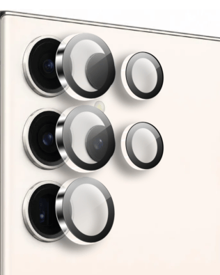 Szklana osłona obiektywów, hybrydowa osłona do Samsung Galaxy S23 Ultra, przeźroczysta