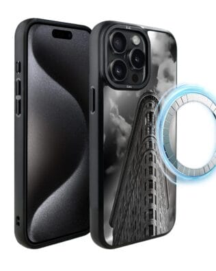 Etui do iPhone 15 Pro IBIZU DropGuard Matt z MagSafe, Noir City, Flatiron