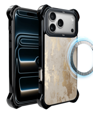 Etui do iPhone 17 Pro Max IBIZU DropGuard Ultra z MagSafe, Ethereal Essence, Szampańskie Złoto