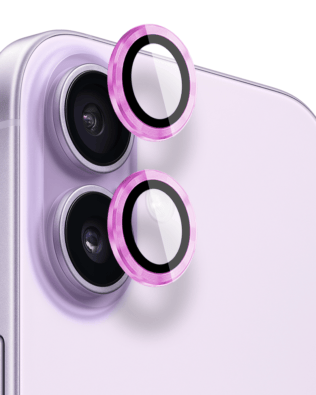 Metalowa osłona obiektywu aparatu ze szkła hartowanego 9H do iPhone 17, 1 zestaw, różowa