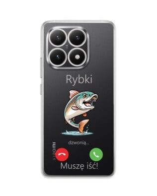 Etui do Xiaomi 15T przeźroczyste, silikonowe Flexi, rybki dzwonią