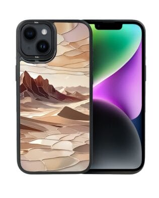 Etui do iPhone 14 Plus IBIZU DropGuard Matt z MagSafe, Barwy Szkła, Pustynny spokój