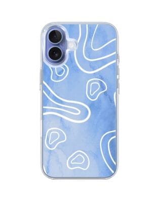 Etui do iPhone 17 z MagSafe przeźroczyste, silikonowe Flexi, Summer Patterns, morski wzór