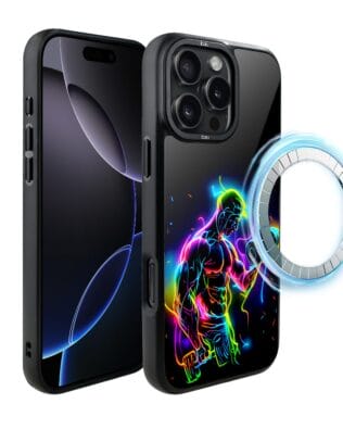 Etui do iPhone 16 Pro Max IBIZU DropGuard Matt z MagSafe, #ElectroMove, Jest moc