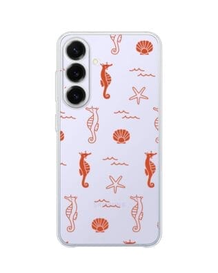 Etui do Samsung Galaxy S25 FE przeźroczyste, silikonowe Flexi, Summer Patterns, wakacyjne wzory