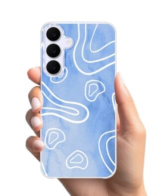 Etui do Samsung Galaxy S25 FE z MagSafe przeźroczyste, silikonowe Flexi, Summer Patterns, morski wzór