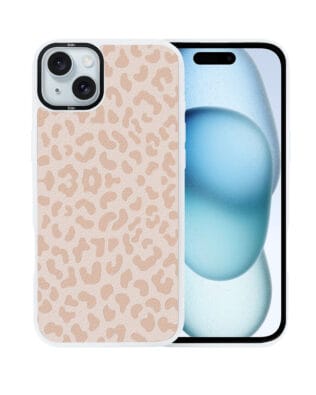 Etui do iPhone 15 Plus IBIZU DropGuard Matt z MagSafe, Boho, Delikatna panterka