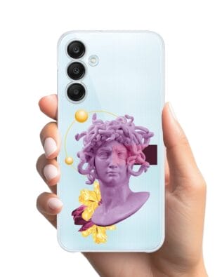 Etui do Samsung Galaxy M35 5G przeźroczyste, silikonowe Flexi, antyczna figura