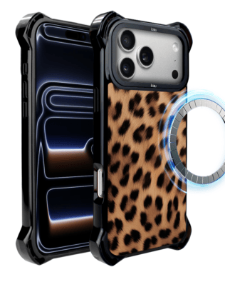 Etui do iPhone 17 Pro IBIZU DropGuard Ultra z MagSafe, Zew Natury, Pantera