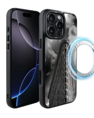 Etui do iPhone 16 Pro Max IBIZU DropGuard Matt z MagSafe, Noir City, Flatiron