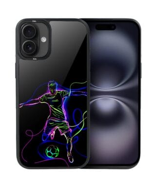 Etui do iPhone 16 IBIZU DropGuard Matt z MagSafe, #ElectroMove, Moc footballu