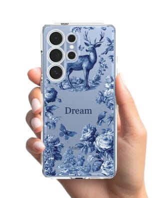 Etui do Samsung Galaxy S25 Ultra przeźroczyste, silikonowe Flexi, Mystic, Dream Deer