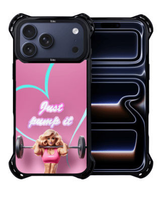 Etui do iPhone 17 Pro Max IBIZU DropGuard Ultra z MagSafe, #Move, Pump it love