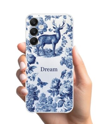 Etui do Samsung Galaxy A25 5G przeźroczyste, silikonowe Flexi, Mystic, Dream Deer