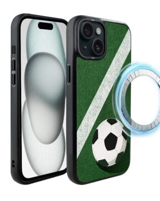 Etui do iPhone 15 IBIZU DropGuard Matt z MagSafe, #Move, Przy boisku